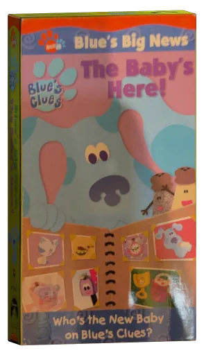 Blue’s Clues Blue’s Big News VHS cover