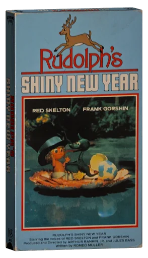 Rudolph's Shiny New Year VHS cover