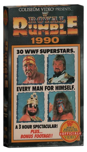 WWE Royal Rumble 1990 VHS, Coliseum Video