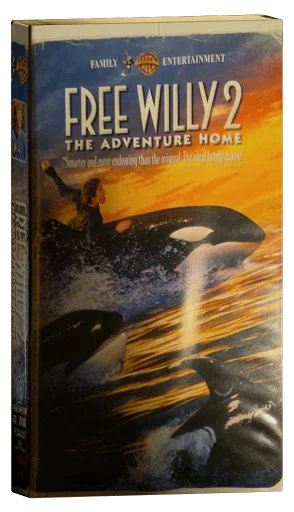 Free Willy 2: The Adventure Home VHS, Warner Home Video