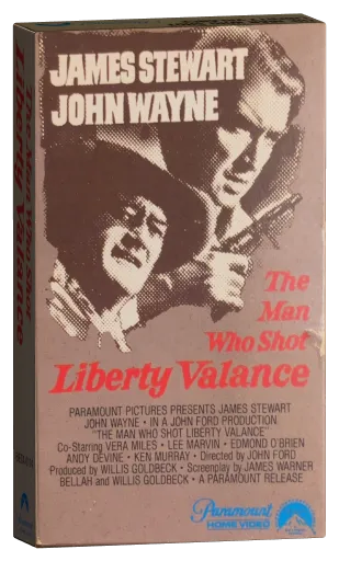 The Man Who Shot Liberty Valance Betamax, Paramount Home Video