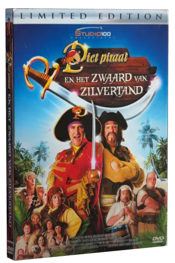 Piet Piraat en het Zwaard van Zilvertand DVD cover