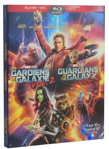 Guardians of the Galaxy Vol. 2 Blu-ray cover