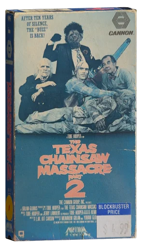 The Texas Chainsaw Massacre 2 VHS, Media Home Entertainment