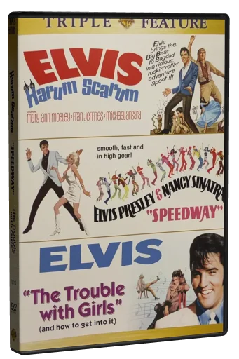 Elvis Triple Feature DVD cover