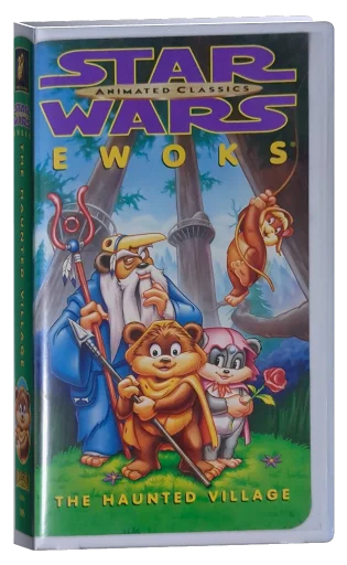 Star Wars: Ewoks - The Haunted Village VHS cover