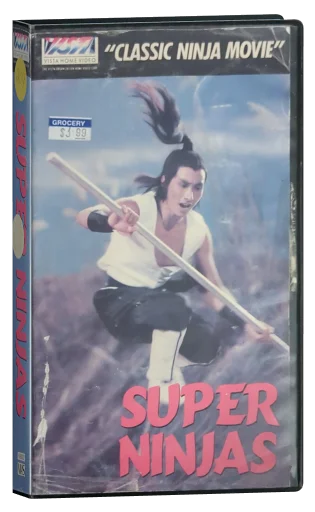 Five Element Ninjas VHS, Buena Vista Home Video