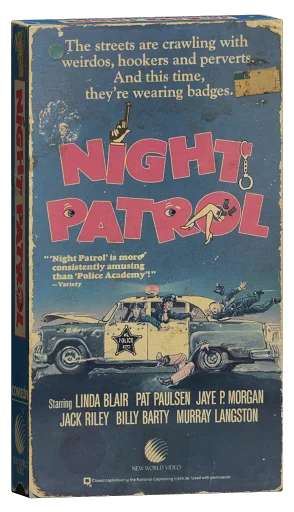 Night Patrol VHS, New World Video