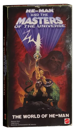 He-Man and the Masters of the Universe VHS, Mattel