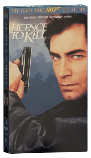 Licence to Kill VHS, MGM/UA Home Video