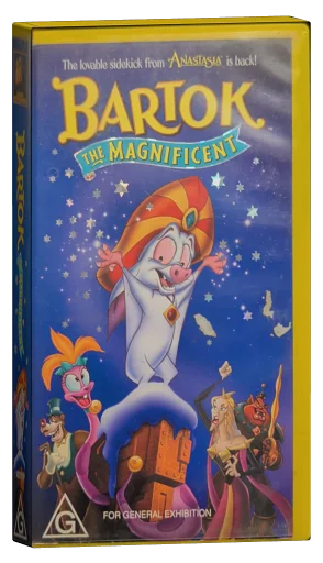 Bartok the Magnificent VHS cover