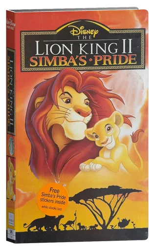 The Lion King II: Simba's Pride VHS, Walt Disney Home Video