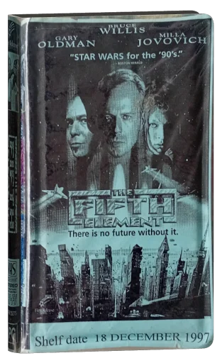 The Fifth Element VHS, Columbia TriStar Home Video