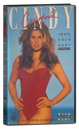 Cindy Crawford Shape Your Body Workout VHS, Pickwick Video