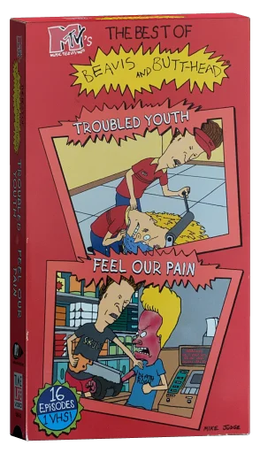 The Best of Beavis and Butt-Head: Troubled Youth / Feel Our Pain VHS cover