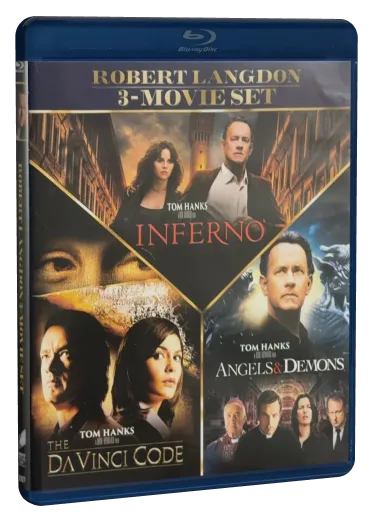 Robert Langdon 3-Movie Set Blu-ray cover