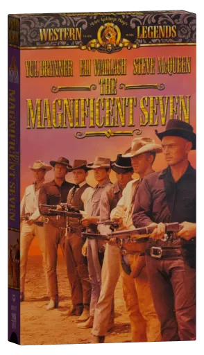 The Magnificent Seven VHS, MGM/UA Home Video