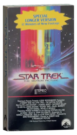 Star Trek: The Motion Picture VHS, Paramount Pictures Home Entertainment