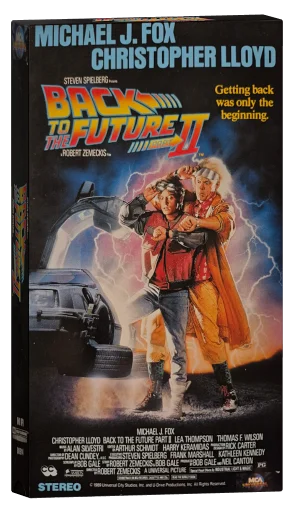 Back to the Future Part II VHS, MCA Universal Home Video