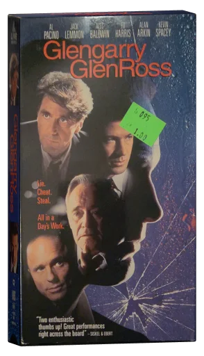 Glengarry Glen Ross VHS, LIVE Home Video