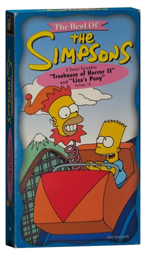 The Best Of The Simpsons VHS cover