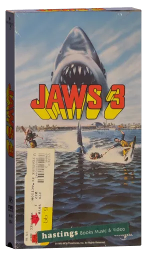 Jaws 3-D VHS, Universal Home Video