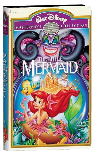 The Little Mermaid VHS, Walt Disney Home Video