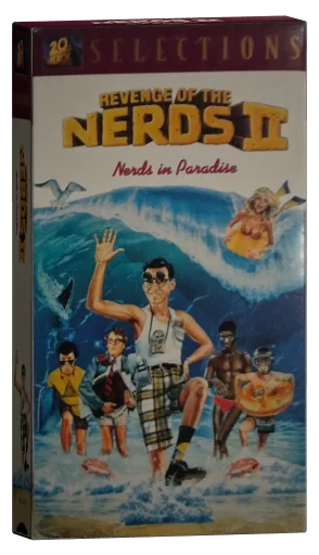 Revenge of the Nerds II: Nerds in Paradise VHS cover