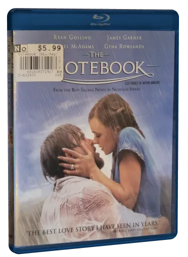 The Notebook Blu-ray, Alliance Releasing Home Video
