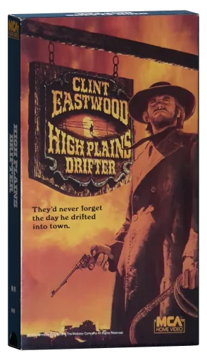 High Plains Drifter VHS, MCA Home Video