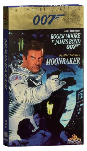 Moonraker VHS, MGM/UA Home Video