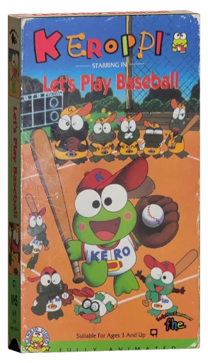 Keroppi: Let’s Play Baseball VHS cover