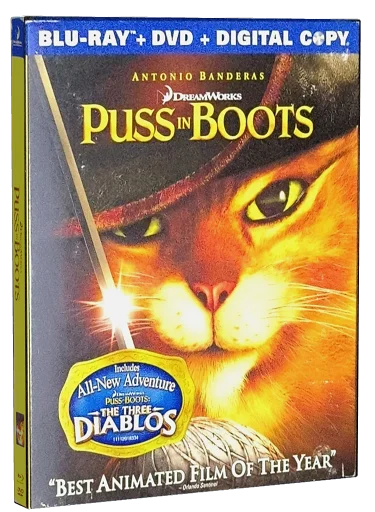 Puss in Boots Blu-ray, DreamWorks Animation