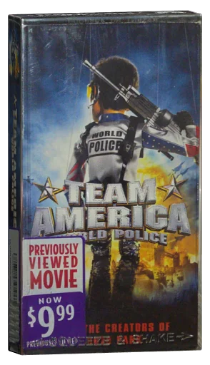 Team America: World Police VHS cover