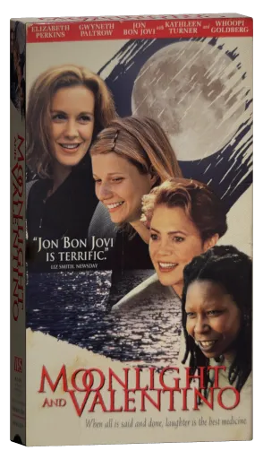 Moonlight and Valentino VHS cover