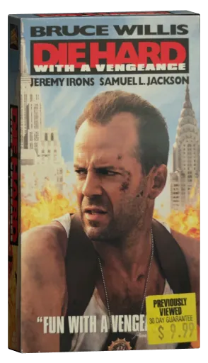 Die Hard: With a Vengeance VHS, Twentieth Century Fox