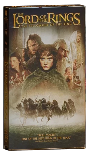 The Lord of the Rings: The Fellowship of the Ring VHS, New Line