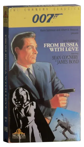 From Russia with Love VHS, MGM/UA Home Video