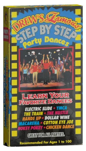 Drew's Famous Step By Step Party Dances VHS cover