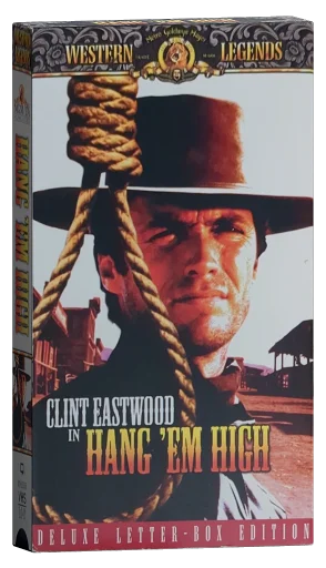 Hang 'em High VHS, MGM/UA Home Video