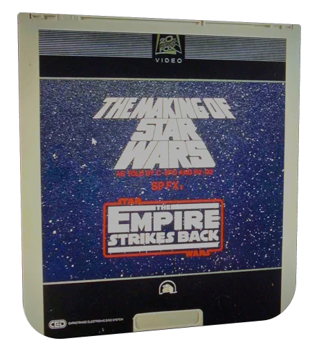 Star Wars: A New Hope: Making of: As told by C-3PO and R2-D2/SP FX: The Empire Strikes Back CED cover