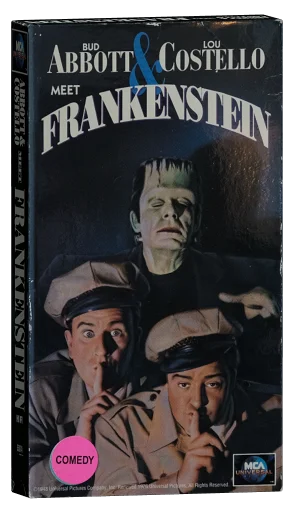 Bud Abbott and Lou Costello Meet Frankenstein VHS, MCA Home Video Canada