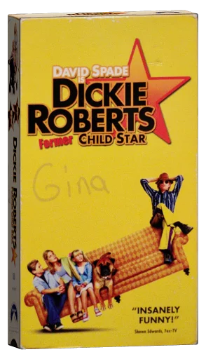 Dickie Roberts: Former Child Star VHS cover