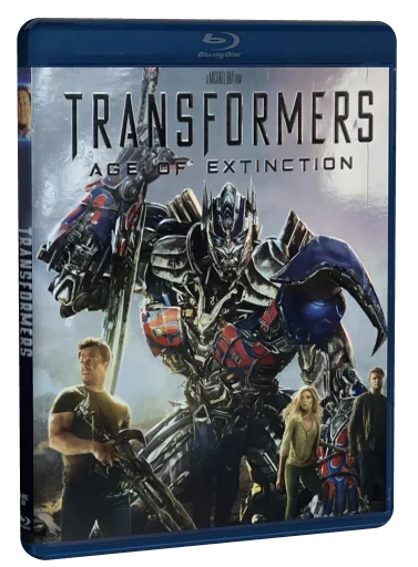 Transformers: Age of Extinction Blu-ray cover