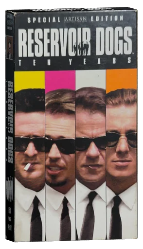 Reservoir Dogs VHS, Artisan Home Entertainment
