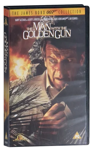 The Man with the Golden Gun VHS, Warner Home Video