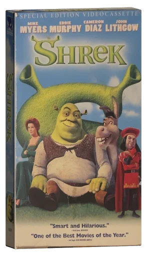 Shrek VHS, DreamWorks Home Entertainment