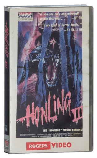 The Marsupials: The Howling III VHS, Buena Vista Home Video