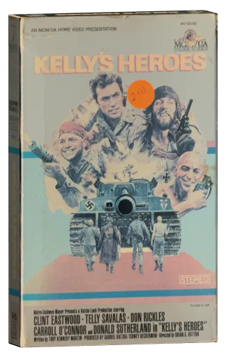 Kelly's Heroes VHS, MGM/UA Home Video