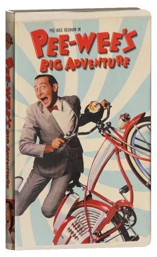 Pee-wee's Big Adventure VHS, Warner Home Video